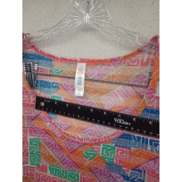 NWT LuLaRoe Tunic Top/Shirt Multi-Color Size XL Aztec Pattern Soft Stretchy EC - Picture 6 of 16